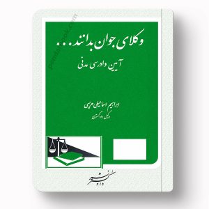 جلد کتاب وکلای جوان بدانند (جلد ششم) آیین دادرسی مدنی اثر ابراهیم اسماعیلی هریسی انتشارات دادگستر